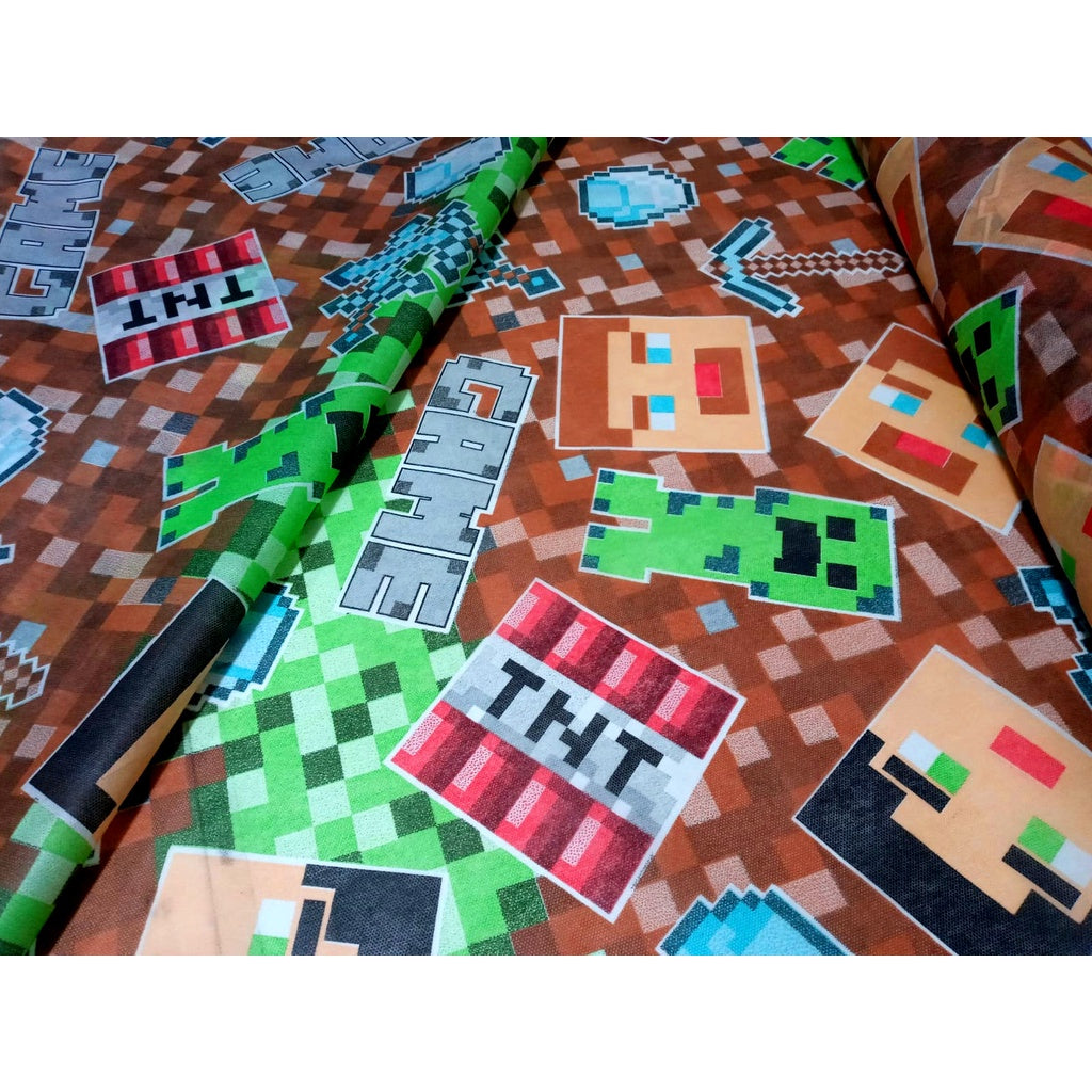 Forro de Mesa e Parede Minecraft