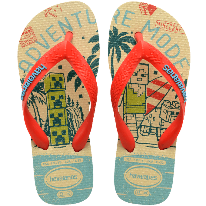 Chinelo Havaianas Minecraft
