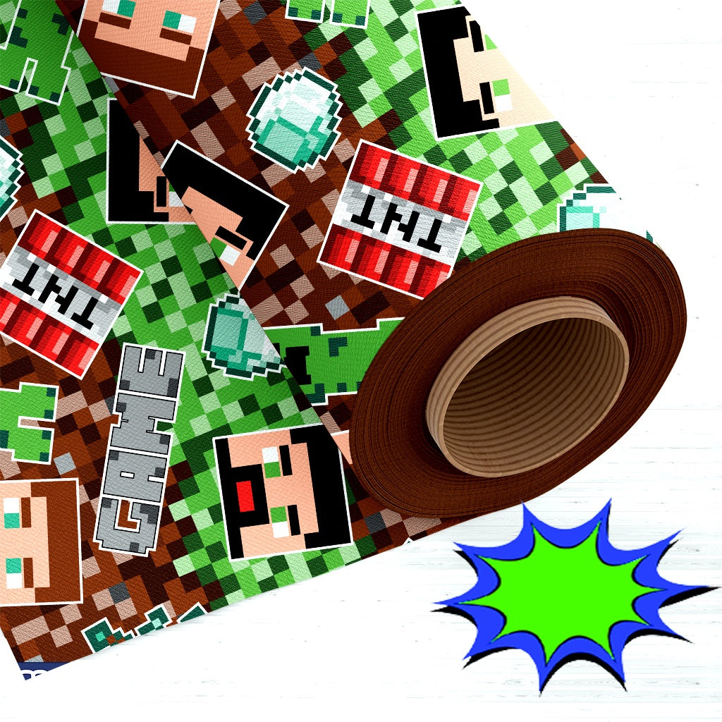 Forro de Mesa e Parede Minecraft