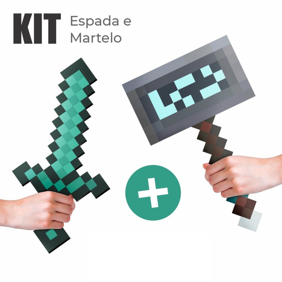 Kit Espada de Diamante Minecraft