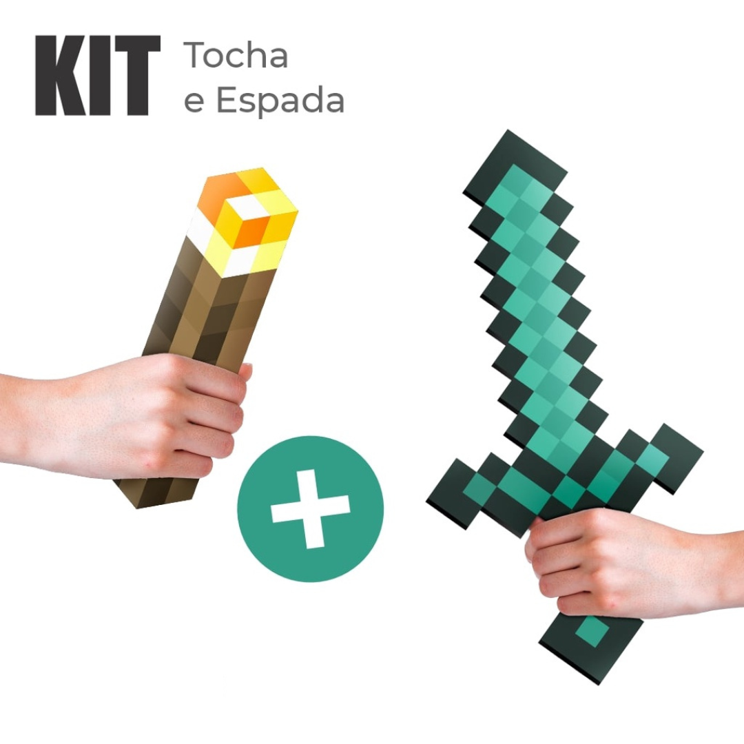 Kit Espada de Diamante Minecraft