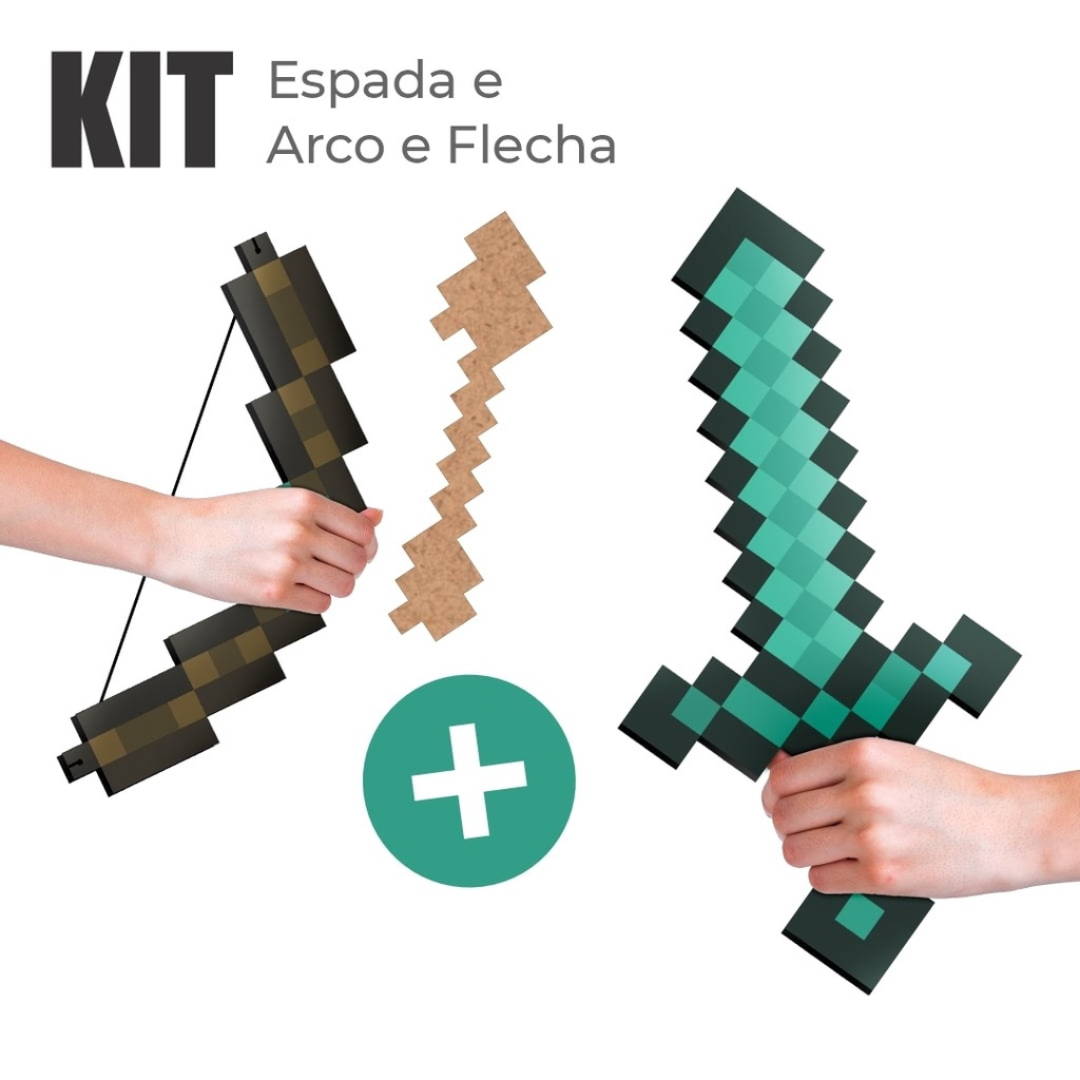 Kit Espada de Diamante Minecraft
