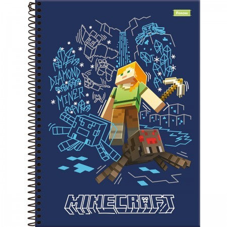Cadernos Minecraft 3D