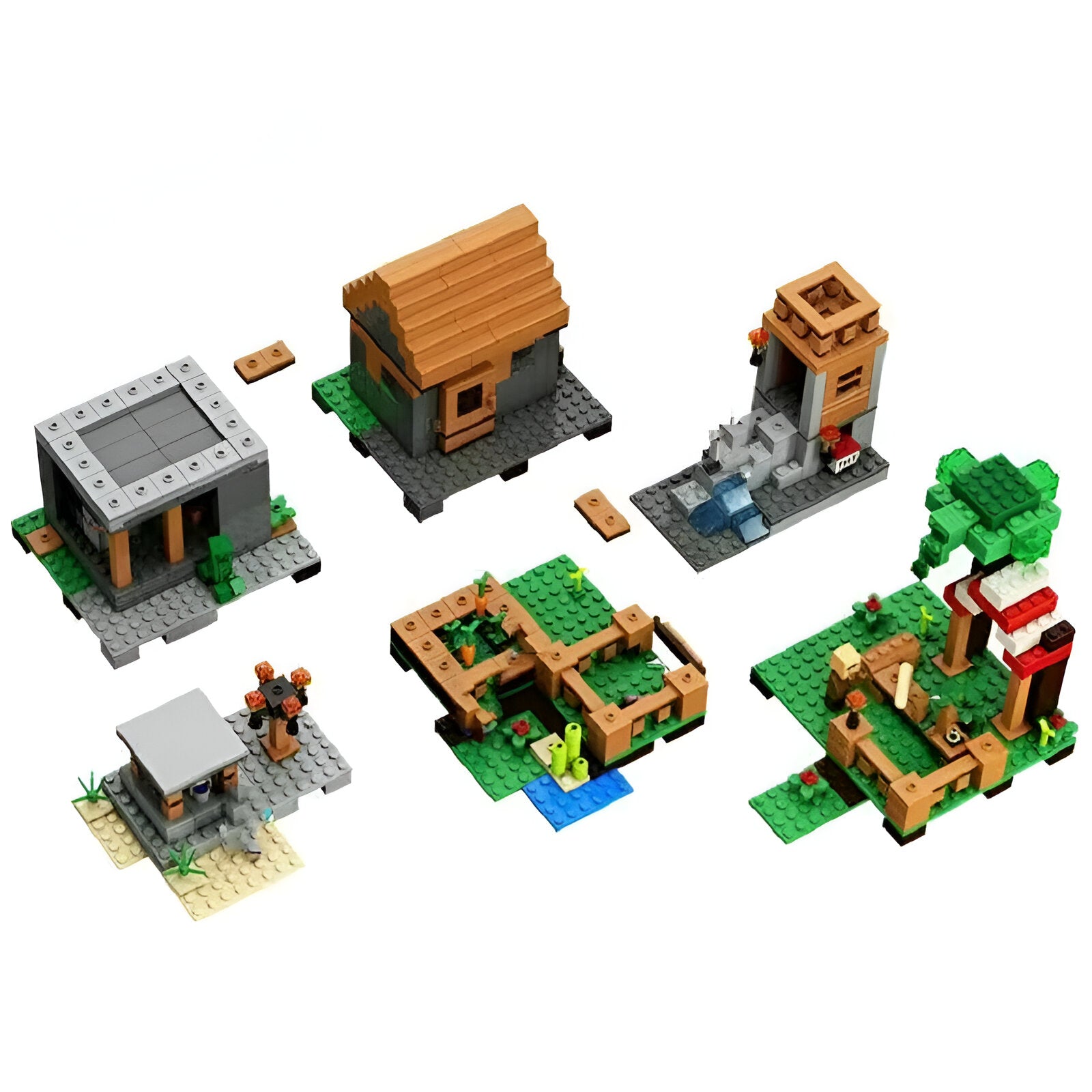 Lego Minecraft - Vila de aldeões