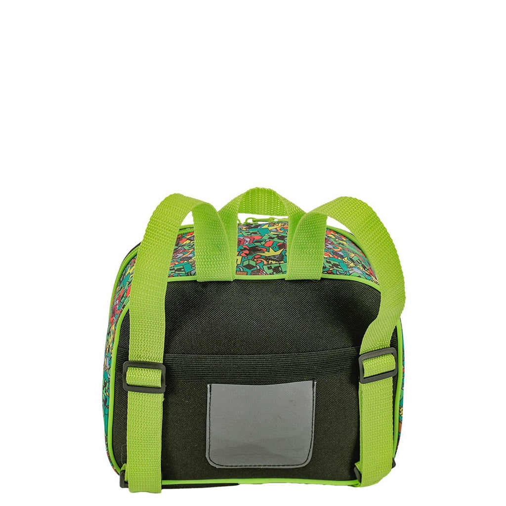 Kit Escolar Minecraft Mobs Mochila de Rodinhas