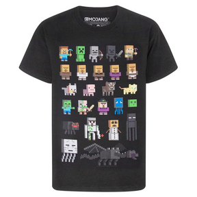 Camiseta Minecraft Mobs Masculina