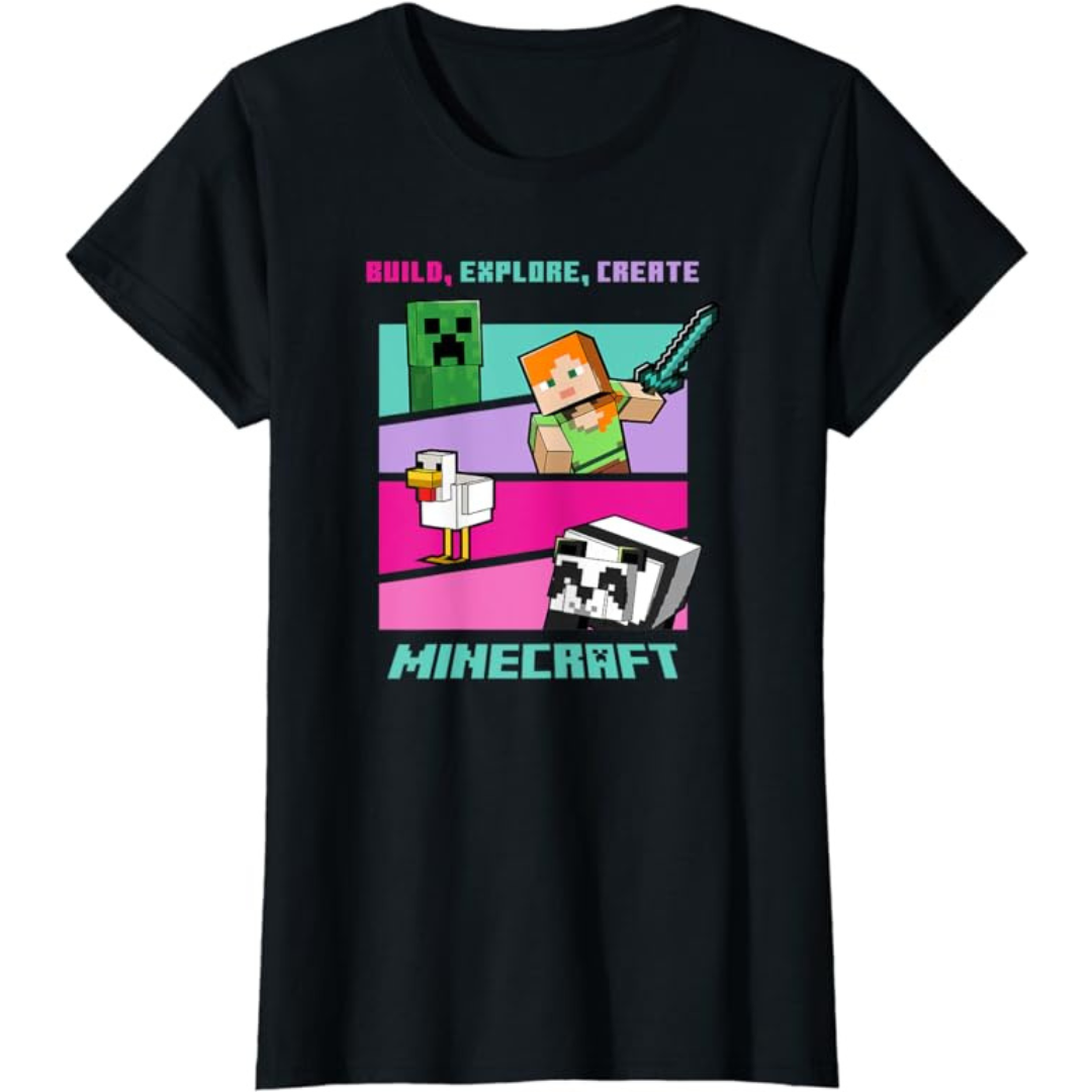 Camiseta Masculina - Build, Explore & Create