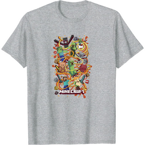 Camiseta Masculina - Minecraft Hora da Aventura