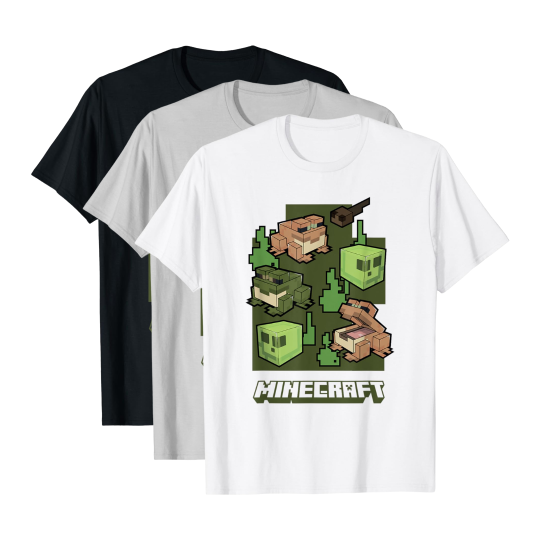 Camiseta Masculino - Slimes and Frogs