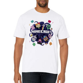 Camiseta Masculina - Aniversario Minecraft