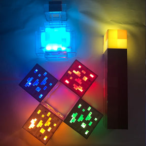Luminárias LED Minecraft