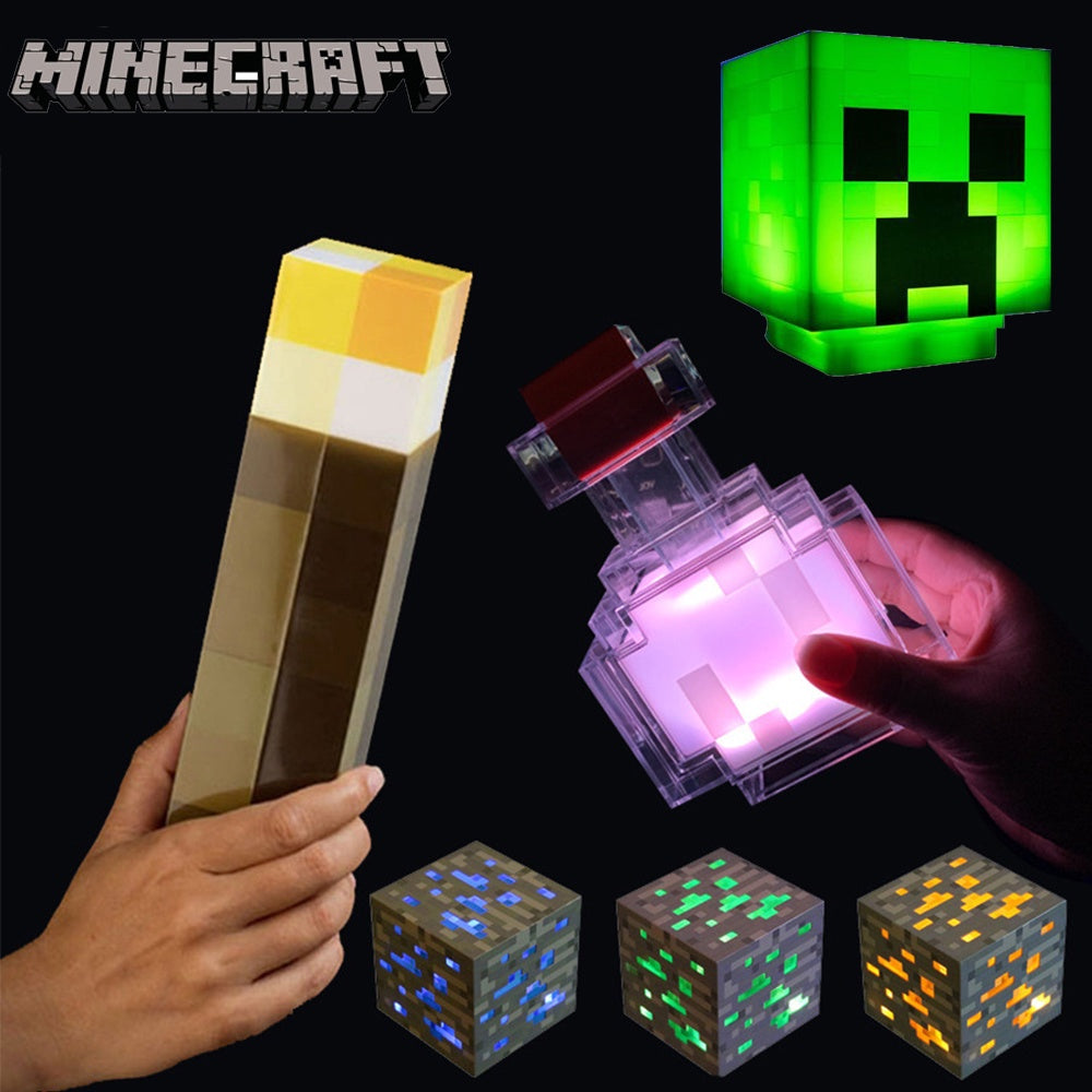 Luminárias LED Minecraft
