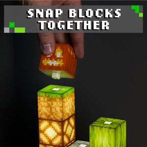 Luminária Encaixável Minecraft