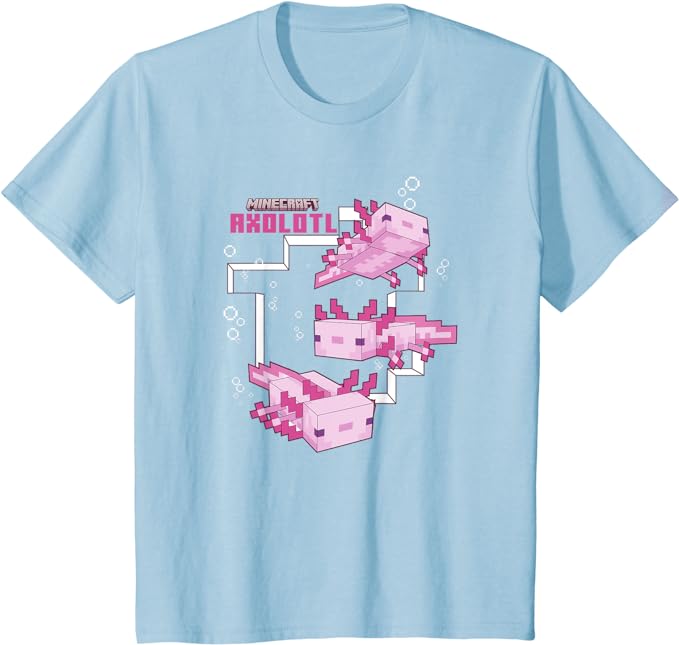 Camisa Axolote Minecraft