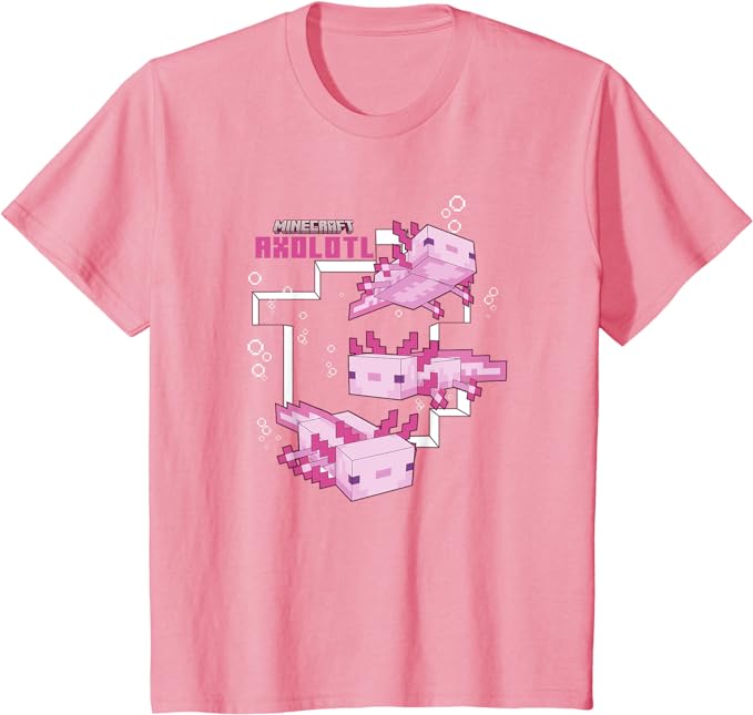 Camisa Axolote Minecraft