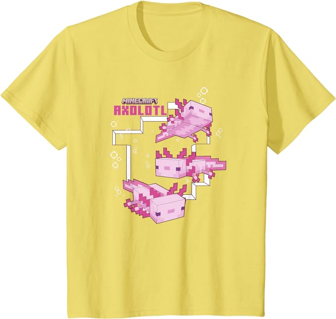 Camisa Axolote Minecraft