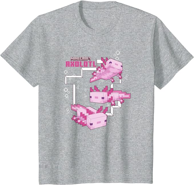 Camisa Axolote Minecraft