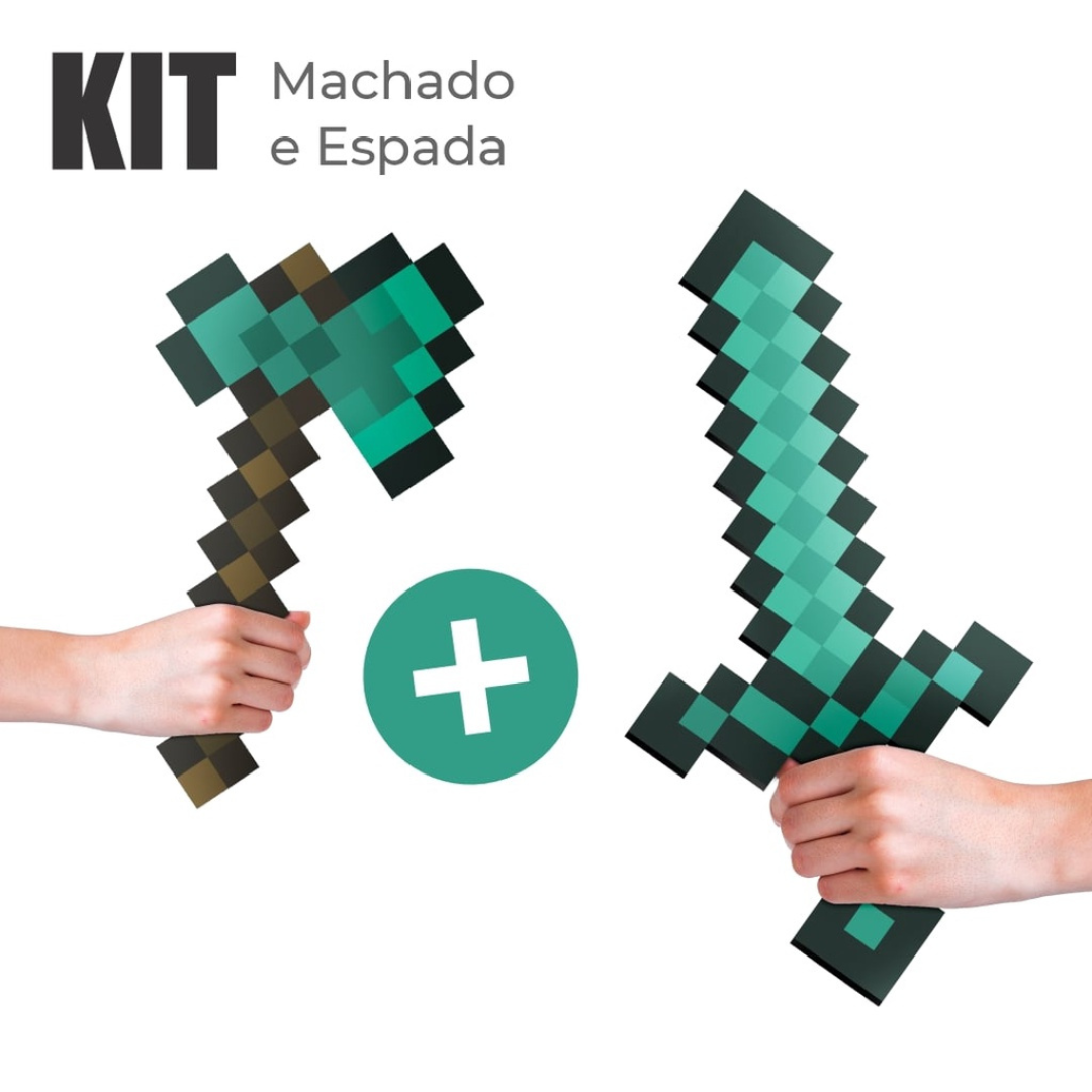 Kit Espada de Diamante Minecraft