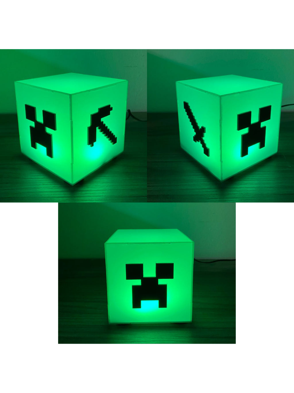 Luminária Creeper Geek