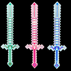 Espada de Diamante com Som e Luz Minecraft