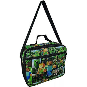 Kit Escolar Minecraft Mochila de Rodinhas