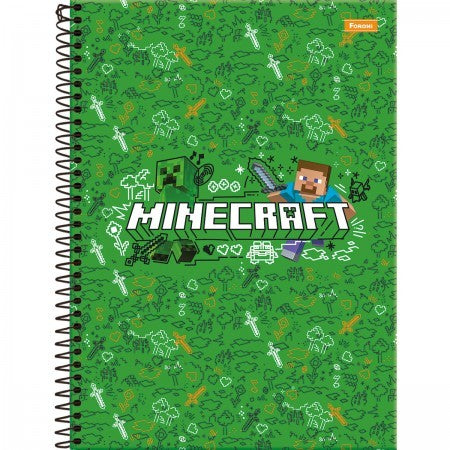 Cadernos Minecraft 3D