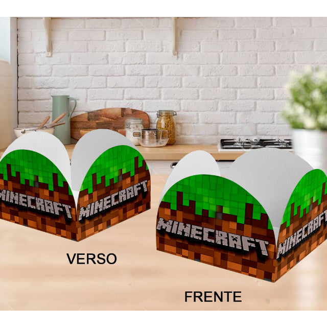 Kit 50 Forminhas Doces Minecraft