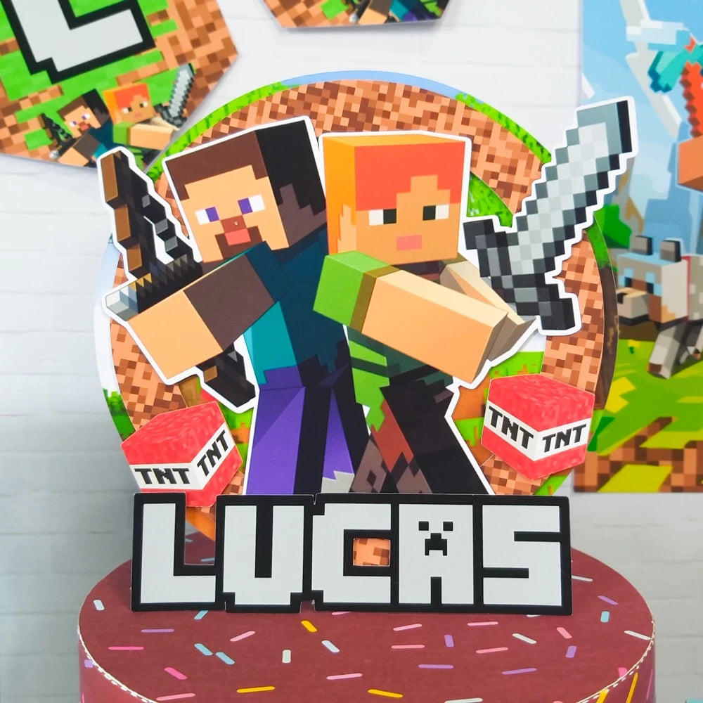 Kit Completo Festa Minecraft