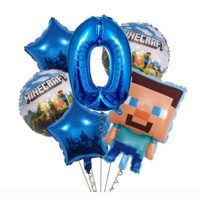 Kit 6 Balões Minecraft