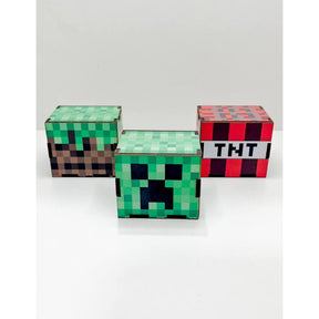 Kit 20 Cubos para Mesa Festa de Aniversário Minecraft