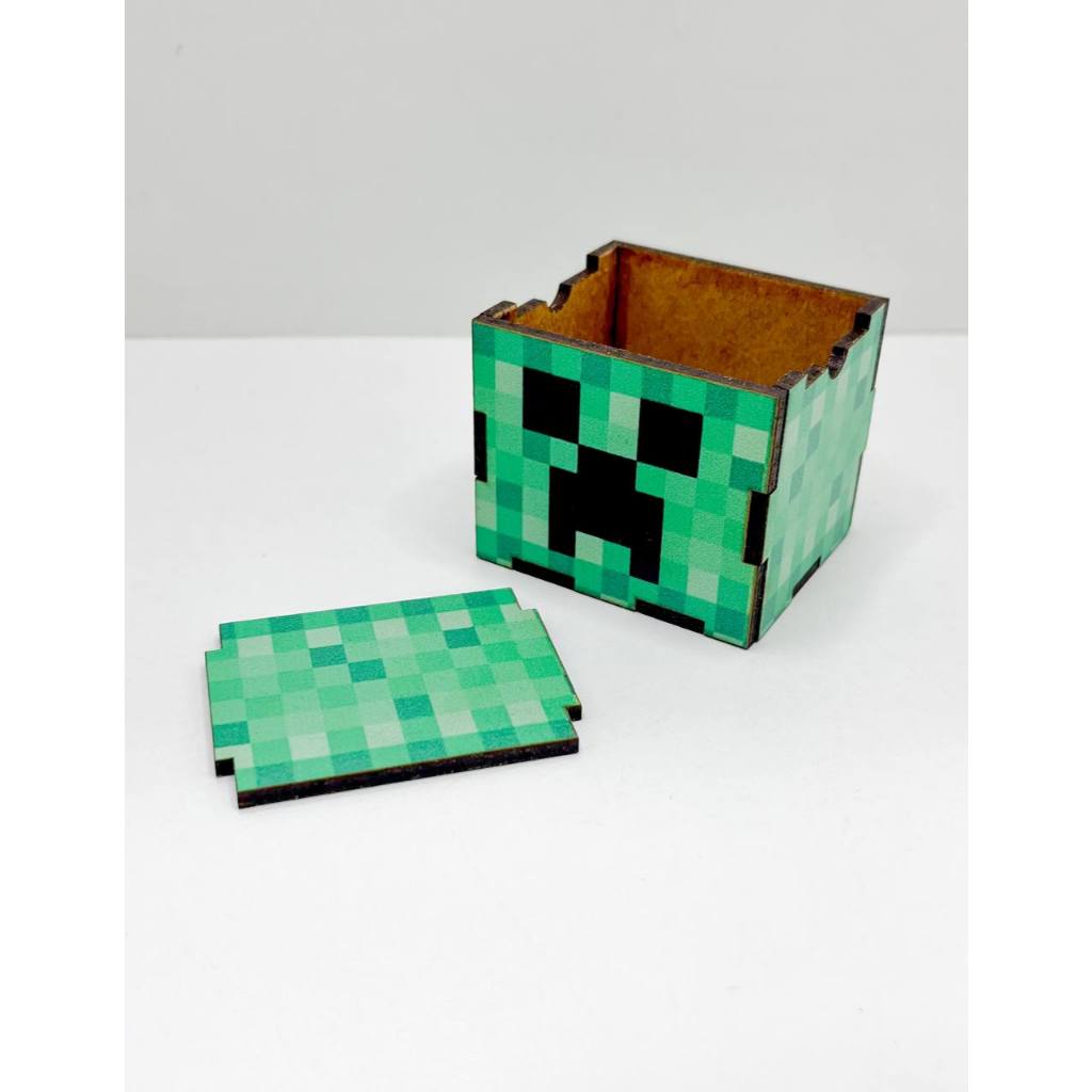 Kit 20 Cubos para Mesa Festa de Aniversário Minecraft
