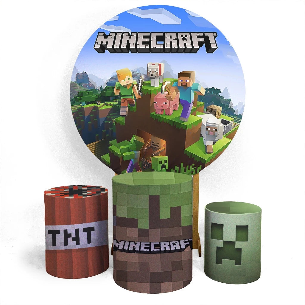 Painel e Capas de CIlindro Minecraft