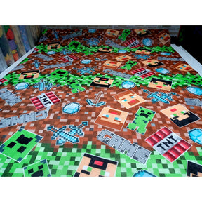 Forro de Mesa e Parede Minecraft