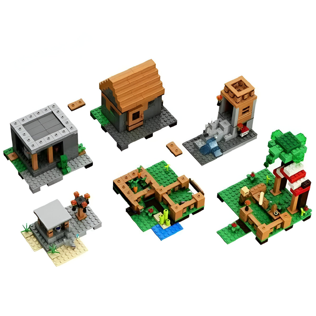 Lego Minecraft - Vila de aldeões