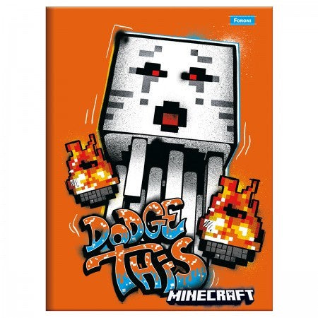 Cadernos Sem Espiral Minecraft