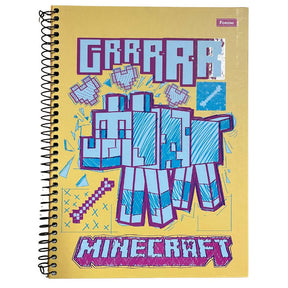 Cadernos Personalizados Minecraft