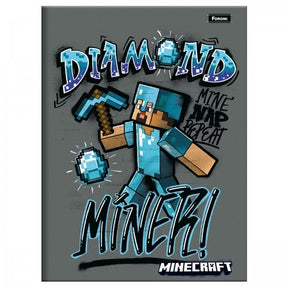Cadernos Sem Espiral Minecraft