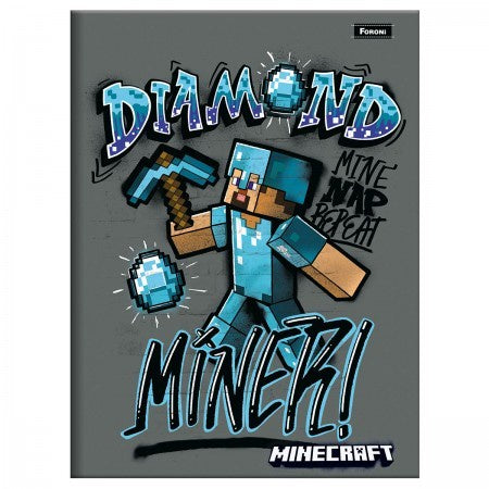 Cadernos Sem Espiral Minecraft