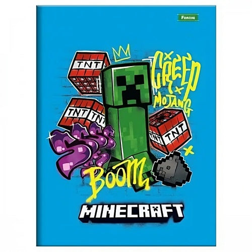 Cadernos Sem Espiral Minecraft