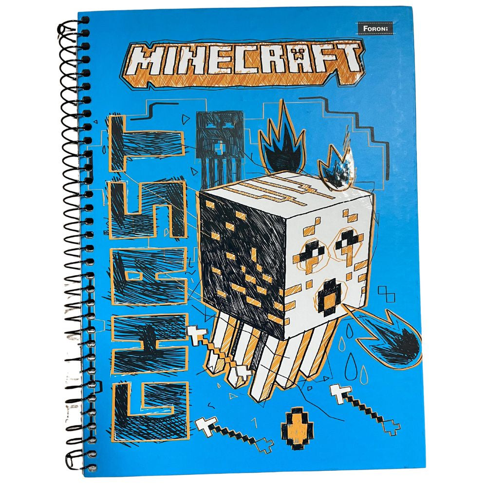 Cadernos Personalizados Minecraft