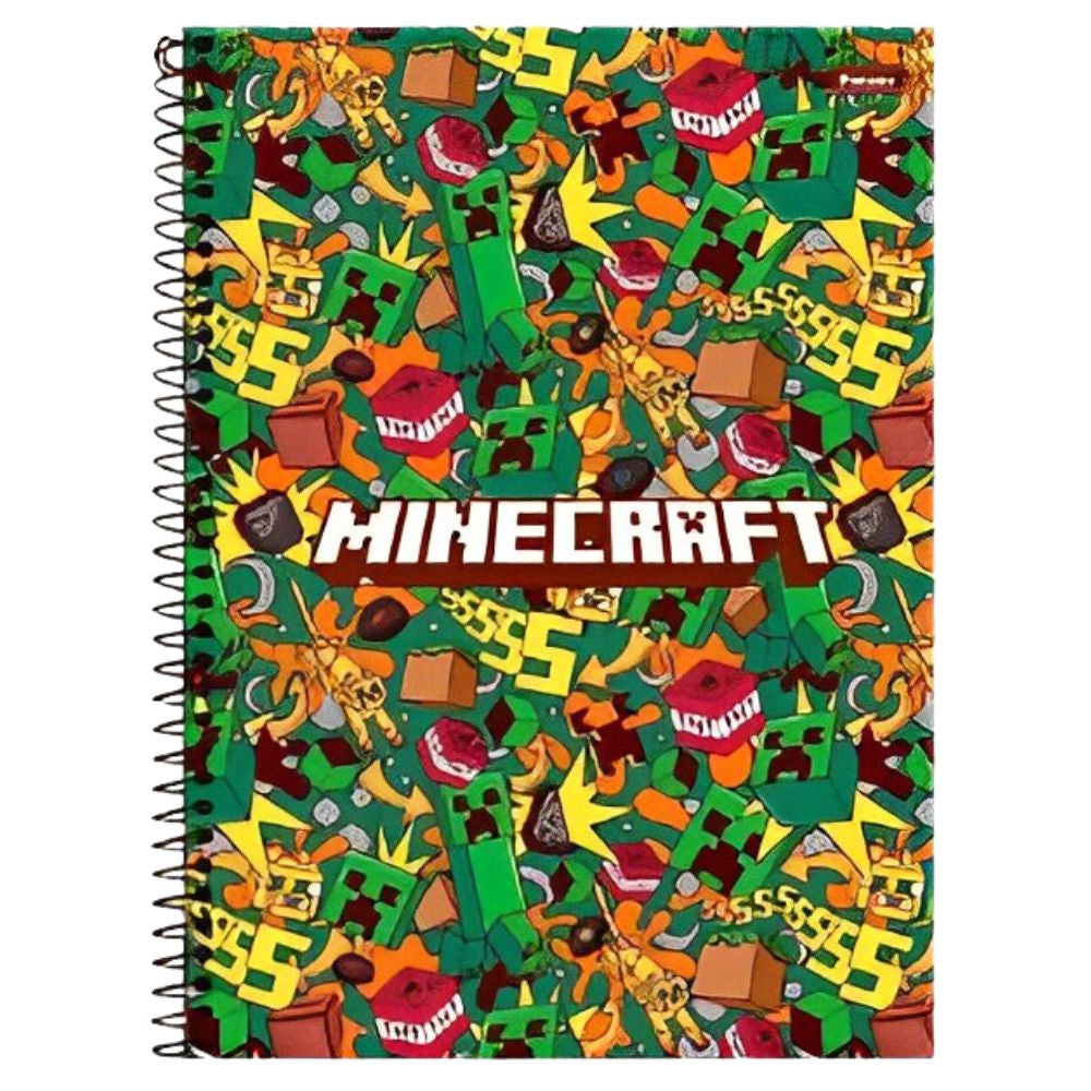 Caderno Ultra Color Minecraft