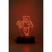Luminária LED Steve Minecraft
