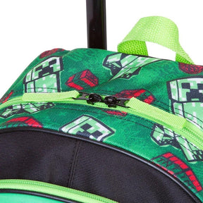Mochila Verde Minecraft Creeper