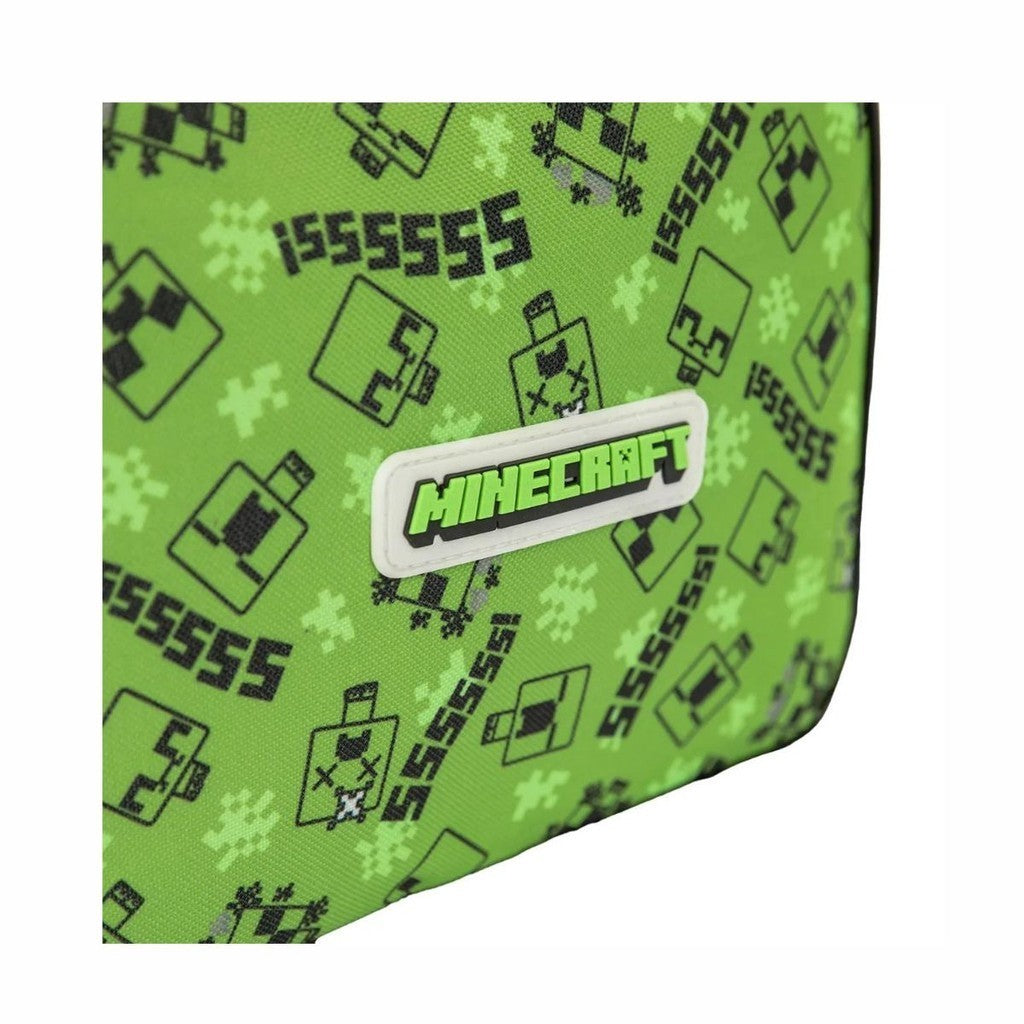 Lancheira Minecraft Green Pack