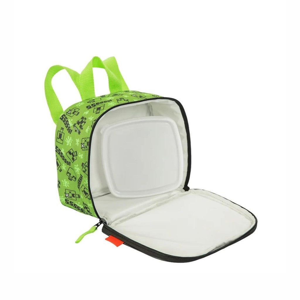 Lancheira Minecraft Green Pack
